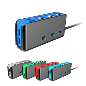 أفضل المنتجات مبيعًا من جاوي: مقسم ولاعة سجائر للسيارة بـ 3 منافذ وشاحن سيارة بـ 4 منافذ USB مع زر تشغيل/إيقاف لإكسسوارات الهاتف المحمول - Product Image 6