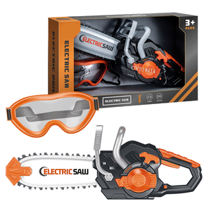 Haute qualité semblant boîte à outils en plein air ensemble de jouets ensemble d'outils de <span class=keywords><strong>scie</strong></span> à chaîne électrique avec fonction sonore pour les enfants - Product Image 1