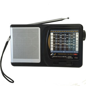 Meilleur Récepteur Radio Portable Mondiale AM/FM SW Ondes Courtes 12 Bandes avec Antenne Télescopique et Prise Casque - Product Image 1