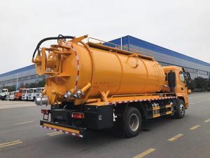 Camion de nettoyage et de vidange des égouts SHACMAN, empattement 4700 mm, YUCHAI 245 CV, 15 m³, double pompes, fonctionnement simultané, camion de dragage des égouts - Product Image 6