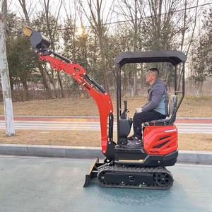 Excavadora de cadenas de 1 tonelada más vendida, miniexcavadora en venta con martillo hidráulico - Product Image 4