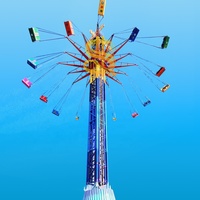 Prix direct usine : Jeux de parc d'attractions Tour de chute libre, Manèges Tour de chute libre rotative et volante