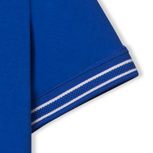 Polo tendance avec col côtelé et manches courtes, coupe élégante, adapté aux uniformes scolaires ou aux environnements de travail modernes - Product Image 4