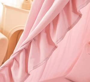 Moustiquaire de lit ronde rose personnalisée pour enfants, avec rideau transparent et filet anti-moustiques - Product Image 5