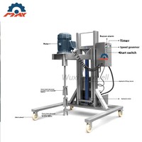 Agitateur électrique à moteur AC en acier inoxydable 1000L pour le mélange en vrac de produits chimiques/alimentaires/cosmétiques/plastiques, haute efficacité, mobile