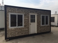 Nouvelle conception de maison conteneur de luxe, appartement conteneur avec une chambre et une salle de bain
