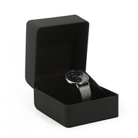 Stockage de montres en cuir Pu avec boîte à bijoux, affichage cadeau, emballage de voyage personnalisé, en bois, pour montres