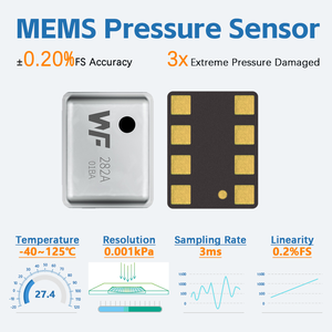 Sensores de presión capacitivos de 1Bar WF282A, IIC Digital 1,7 ~ 3,6 V Sensor de presión absoluta para Salud Deportiva y navegación al aire libre - Product Image 5