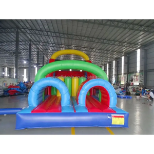 Gorila comercial para adultos y niños, Tobogán inflable para saltar, castillo hinchable, carrera de obstáculos inflable de 40 pies con piscina - Product Image 3