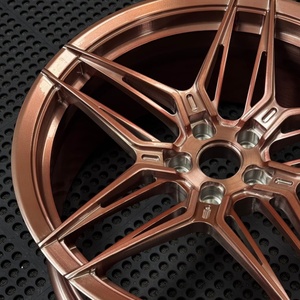 Jantes forgées WX personnalisées en or rose brossé pour Audi A4 A5 A6 A7 A8 Q5 Q7 Q8 RS4 RS5 18 19 <span class=keywords><strong>20</strong></span> 21 22 pouces - Product Image 4