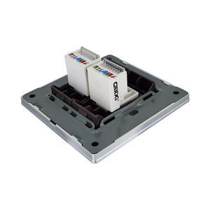 Ổ cắm TEL Ổ cắm đôi cực Switched phổ 13amp kim loại Ấn Độ nút điện tử Led chuyển đổi ánh sáng Tường - Product Image 5