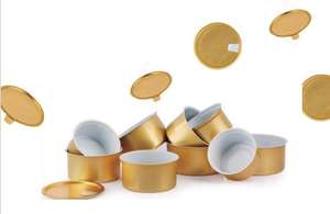 OEM personnaliser doré acheter alimentaire sûr feuille d'aluminium bol peut - Product Image 5