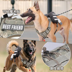 Nuovo stile gilet tattico per cani di grossa taglia all'aperto resistente all'acqua cane imbracatura tattica EscapeProof per cani di taglia media e grande - Product Image 3
