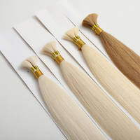 Factory100 % Naturel Russe Don Remy Extensions de Cheveux Blonde Bundles En Vrac Original Double Dessiné Vrais Cheveux pour les Salons de Femmes