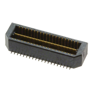 Conector de Placa a Placa Samtec QTE-020-02-L-D-A-K-TR de 40 Posiciones, Paso de 0.8mm, SMT, Chapado en Oro, en Cinta y Rollo - Product Image 3