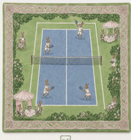 Tapis de Mahjong Américain Rose Menthe Luxe Moderne Automatique pour Pickleball, Motif Floral Mignon, Style Preppy, Imperméable, Pliable, Durable et Écologique