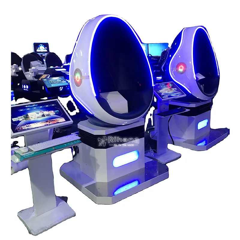 Guadagna soldi 9d Vr Machine 3d cuffie occhiali 9d Cinema simulatore di realtà virtuale Vr attrezzature per giochi Vr Egg Chair in vendita