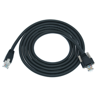 كابل سلسلة سحب صناعي عالي المرونة ومحمي من الفئات Cat6/Cat5E، مقاوم للانحناء، سرعة 10 جيجابت في الثانية، موصل RJ45، كابل كاميرا جيجابت إيثرنت، لتشخيص السيارات