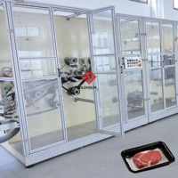 Machine de fabrication de tampons absorbants alimentaires jetables à grande vitesse pour l'emballage de viande fraîche
