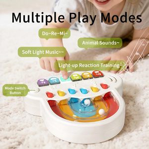 Jouet <span class=keywords><strong>de</strong></span> <span class=keywords><strong>piano</strong></span> pour bébé 2-en-1, jouet <span class=keywords><strong>de</strong></span> <span class=keywords><strong>piano</strong></span> musical avec jeu <span class=keywords><strong>de</strong></span> billes, jouet sensoriel <span class=keywords><strong>de</strong></span> développement pour nourrissons et tout-petits - Product Image 4