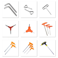 Clé Torx 5 points L avec clé à trou T10 T15 T20 T25 T27 T30 T40 T45 T50 clé à vis de sécurité outils à main manuels