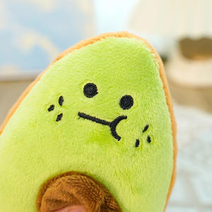 Giocattolo Sonoro Ecologico in Cotone a Forma di Avocado per Cani <span class=keywords><strong>2026</strong></span>, Forniture All'Ingrosso, Peluche con Squeaker per Alleviare la Noia e Mordicchiare - Product Image 1