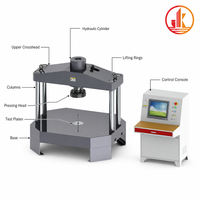 Manhole Cover Compression Machine 1000kN Fully Automatic Four Column Servo Tester for Cast Iron Concrete Crack Load Test