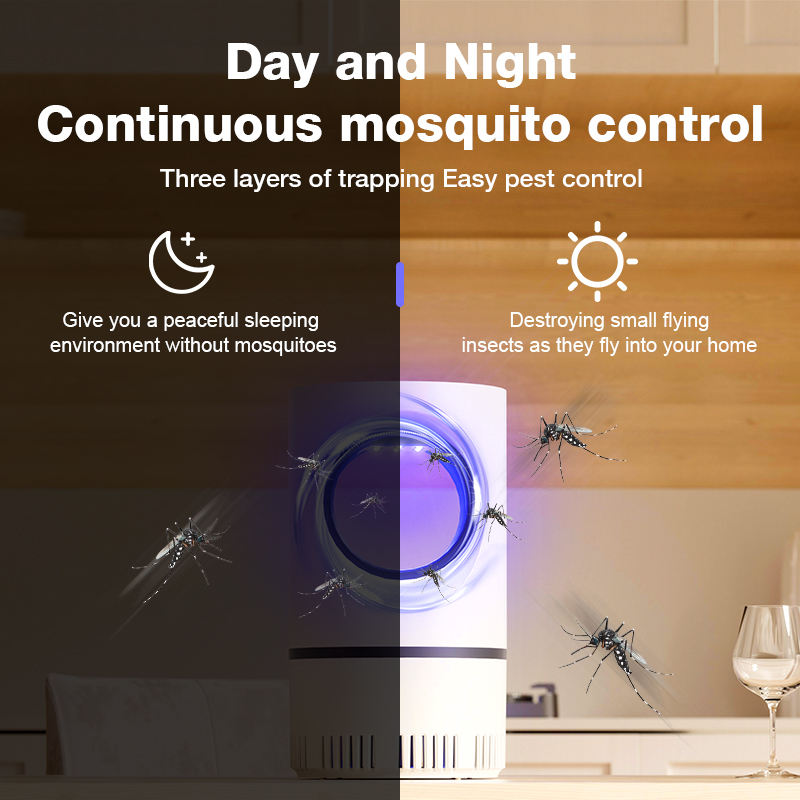 USB Electric LED Mosquito Killer Lamp - Image 3