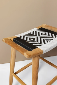 Sturdy Construction <b>Stool</b> With <b>Storage</b> Spaces and for Seating Stylish Design Ottoman <b>Stool</b> for Living Room Bedroom Sturdy Design - Product Image 3