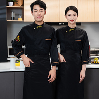 Vestes de chef à imprimé léopard, vente en gros pour les restaurants indiens, uniforme de chef avec logo brodé, veste de chef féminine à manches longues pour la cuisine
