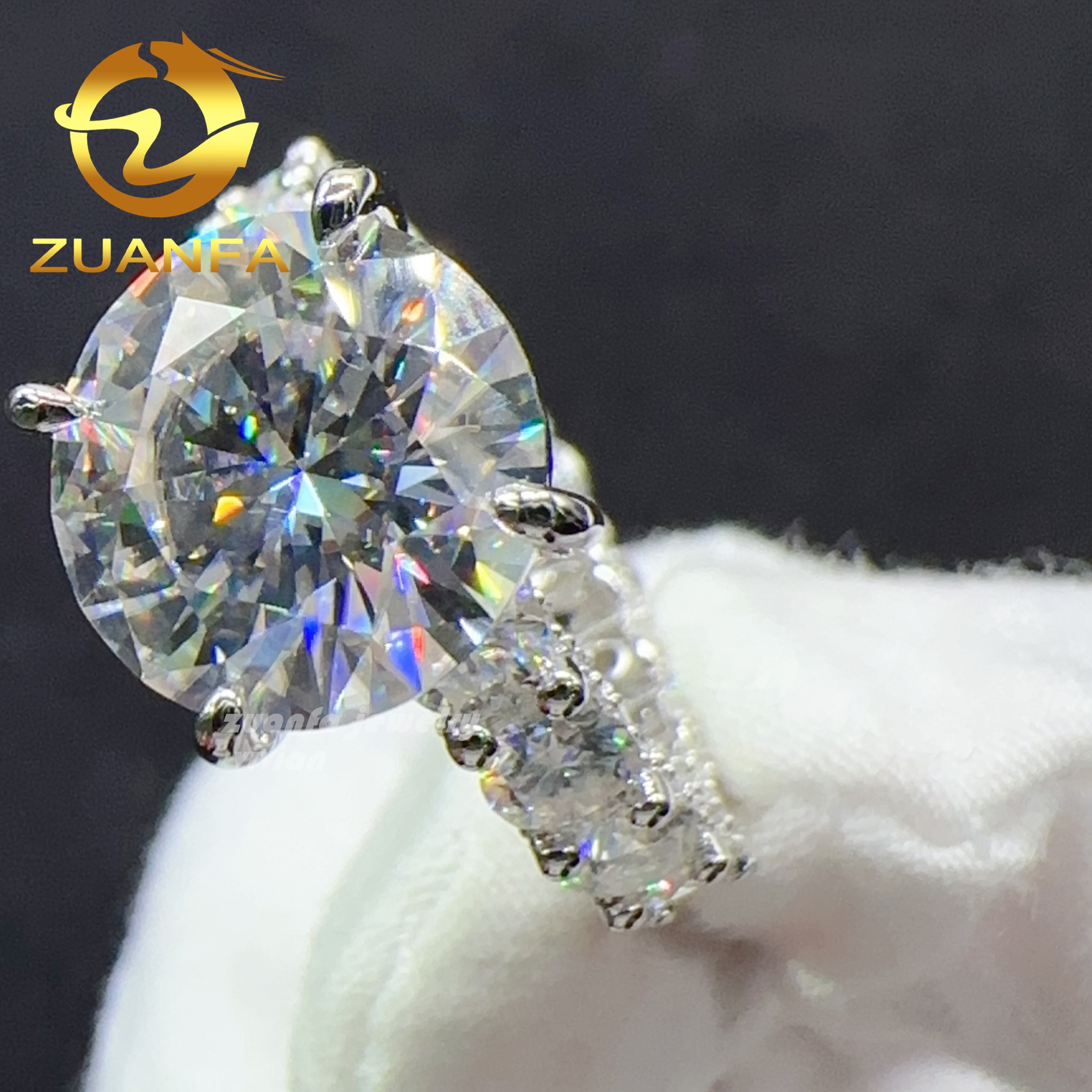 designer ring moissanite