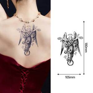 Mens Temporary <b>Tattoo</b> Sticker Cute Pattern Waterproof Matte Surface Semi Permanent <b>Paper</b> Decal for Body Art Professional Use - Product Image 5