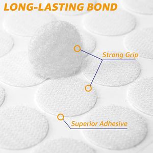 자착식 스티커 후크 앤 루프 모양 크기 색상 후크 앤 루프 도트 - Product Image 2