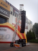 Sistema de armazón de torre de elevación de altavoz, armazón de torre de armazón de matriz de línea de escenario