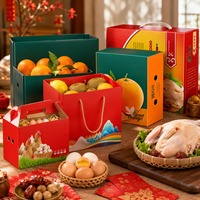 Boîte en carton ondulé personnalisée professionnelle avec des matériaux durables pour le transport de fruits, légumes et produits agricoles