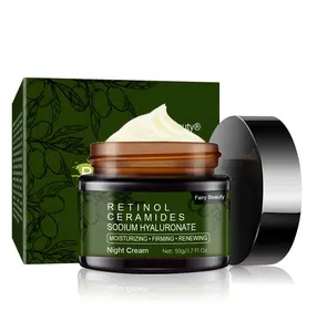 Azeite hidratante para pele 50g, creme noturno de óleo anti-envelhecimento para todos os tipos de pele