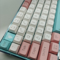 Jedel 97 touches éclairage coloré confortable PBT Keycap clavier de jeu mécanique clavier filaire pour ordinateur portable ordinateur de bureau