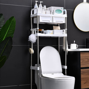 Support de <span class=keywords><strong>rangement</strong></span> pour <span class=keywords><strong>machine</strong></span> à <span class=keywords><strong>laver</strong></span> en acier inoxydable pour la maison, organisateur, étagères de salle de bain debout, support de <span class=keywords><strong>rangement</strong></span> pour toilettes - Product Image 3