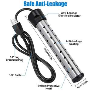 Barres chauffantes électriques à haute puissance de 1500 W, conformes aux normes américaines, européennes et britanniques, chauffage rapide - Sorties d'usine - Product Image 4