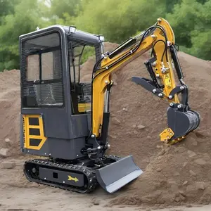 Earth-Moving Machinery Small Micro 1ton 1.2 Ton 1.5ton Mini Excavator TX-12 With Wholesale High Quality