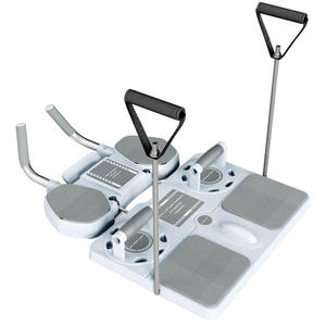 <b>Ab</b> Roller Wheels 4 Wheel System Eliminates Side Roll Helps Scientific Core Engagement and Supports up to About 661 Lbs - Product Image 1