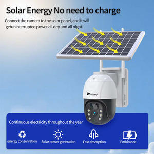 Wistino 4MP太阳能Ptz摄像机V380 Eseecloud 355运动检测报警室外4g太阳能摄像机 - Product Image 6