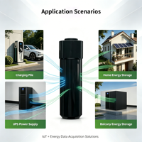 Système de surveillance de stockage d'énergie RS485 RS232, enregistreur de données WiFi IoT pour onduleur solaire, acquisition de données PV