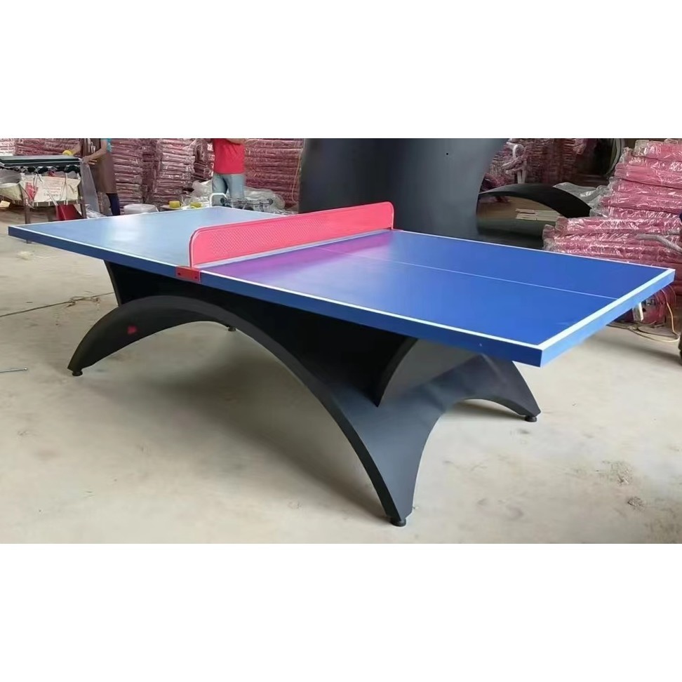 Blue countertop, matte black base, outdoor countertop