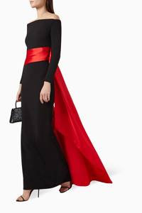 فستان سهرة أنيق وردي مكشوف الأكتاف من Sharon Said SF317 مع تنورة علوية، فستان زفاف رسمي للحفلات، فساتين حفلات موسيقية، للضيوف (غير متوفر) - Product Image 6