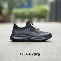Chaussures décontractées pour hommes à lacets rapides, respirantes en maille, fermeture élastique, semelle épaisse et robuste, antidérapantes pour la marche
