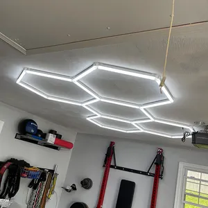 Produits professionnels économie d'énergie hexagone lumière LED détaillant atelier Garage lampe de travail