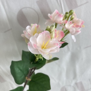 LO-766 Meilleure vente Fleur artificielle de <span class=keywords><strong>jasmin</strong></span> en soie faite à la main de haute qualité pour la décoration de table, de la maison et de mariage - Product Image 5