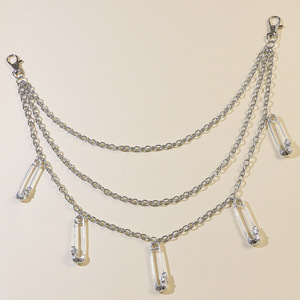 Pants <b>Chain</b> Multi Layer Metal Hip Hop Street Dance Waist <b>Chain</b> Unisex Adult Fashion Accessory - Product Image 4