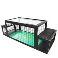 Table de jeu de football assis 1v1, directement de l'usine, avec filet de protection, pour fêtes et jeux/locations, certification CE